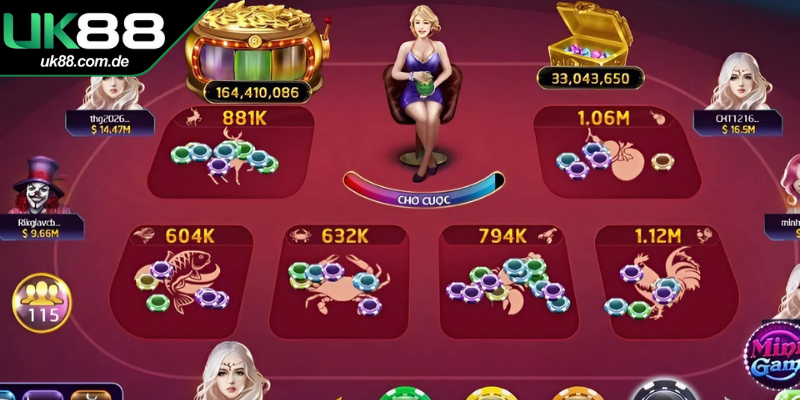 Bầu cua online ở UK88 - game giải trí trực tuyến hot top đầu 2025
