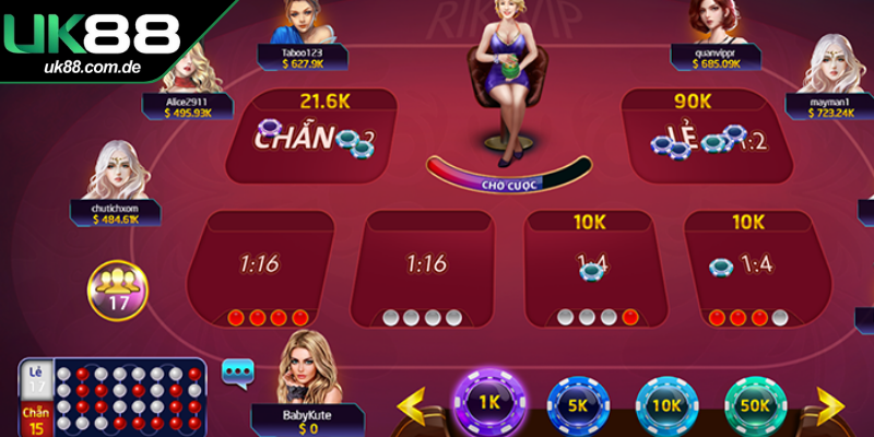 Cửa cược phong phú tha hồ cho thành viên lui đến lựa chọn