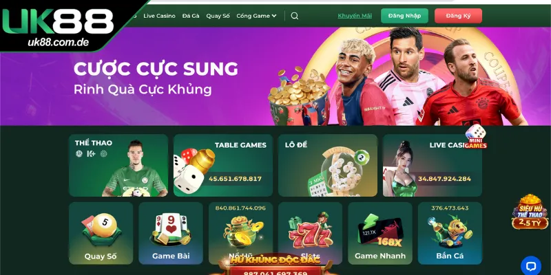 Giới thiệu về UK88 - Sòng bạc xanh chín hàng đầu Việt Nam