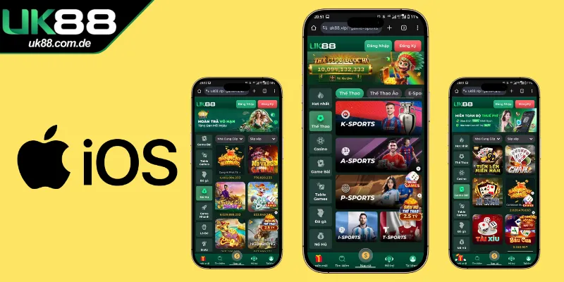 Hướng dẫn chi tiết từng bước để tải ứng dụng UK88 về di động ios